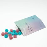 Alternative view of Haven Blue Raspberry & Grape Psilocybin Gummies – 3500mg