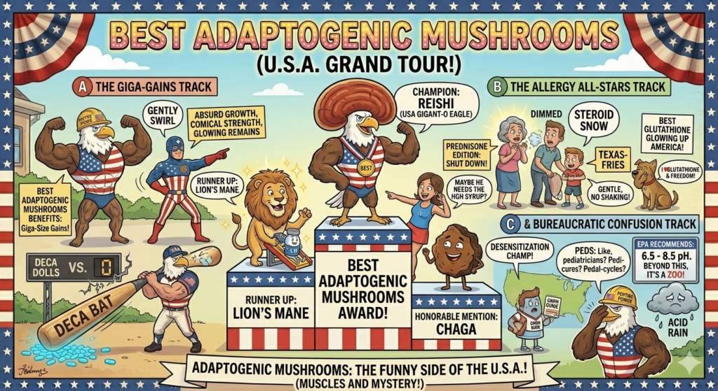 BEST ADAPTOGENIC MUSHROOMS