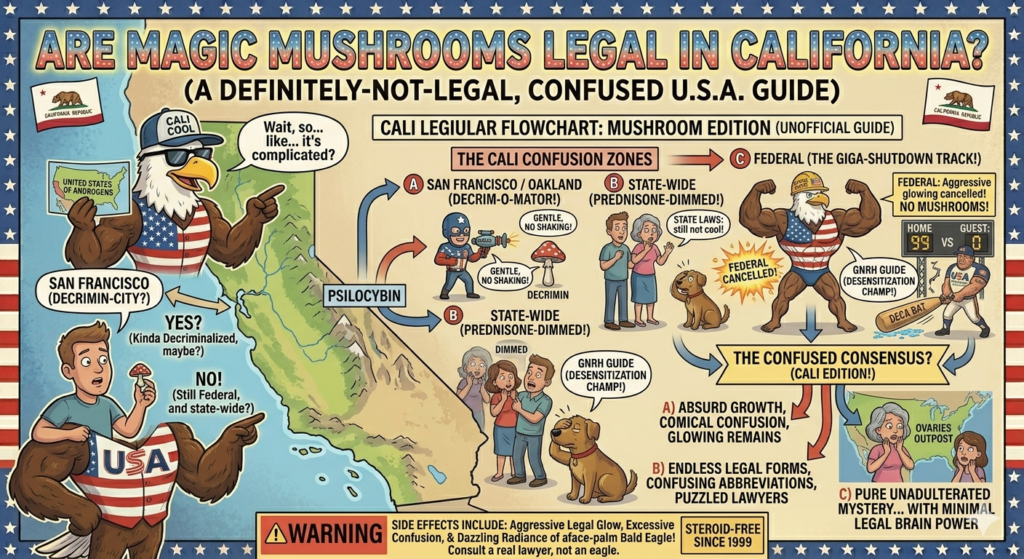ARE MAGIC MUSHROOM LEGAL IN CALIFORNIA