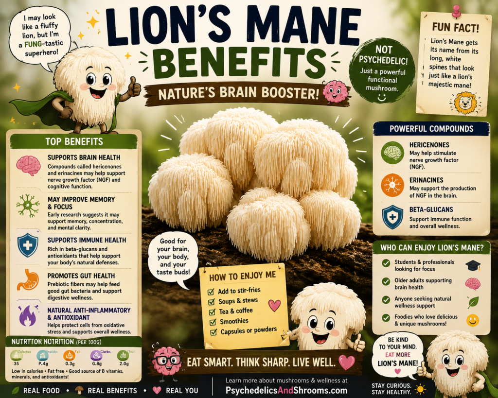 Lion's mane benefits