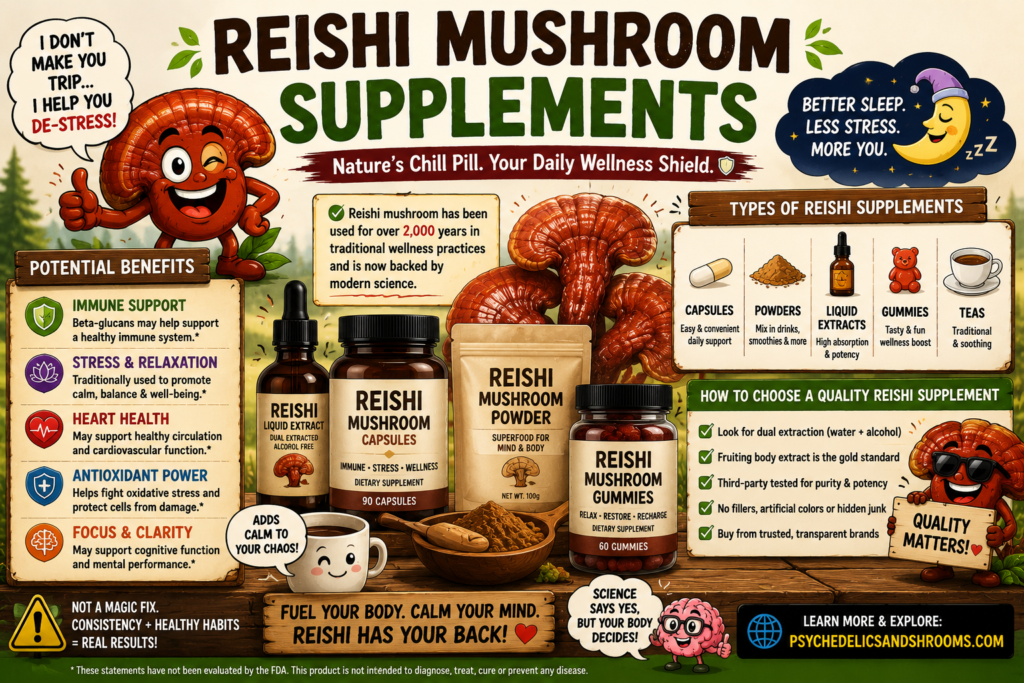 Reishi Mushroom Supplements