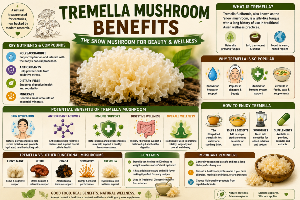 Tremella Mushroom Benefits