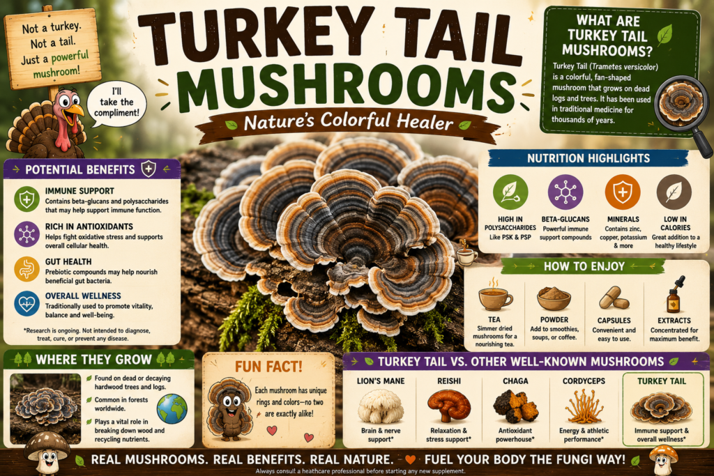 Turkey Tail Mushrooms