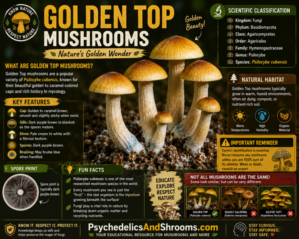 golden top mushrooms