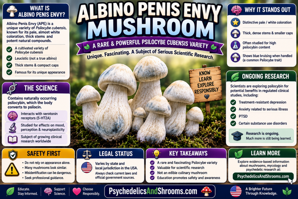 Albino Penis Envy Mushroom