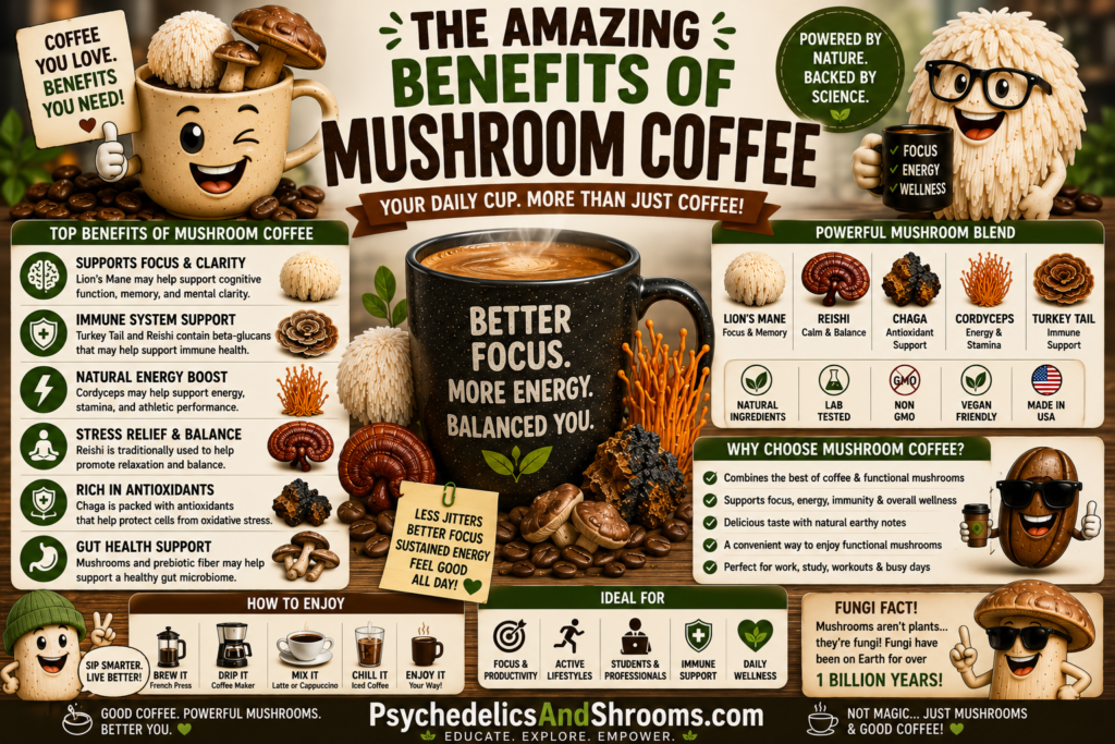 Benefits Of Mushroom Coffee