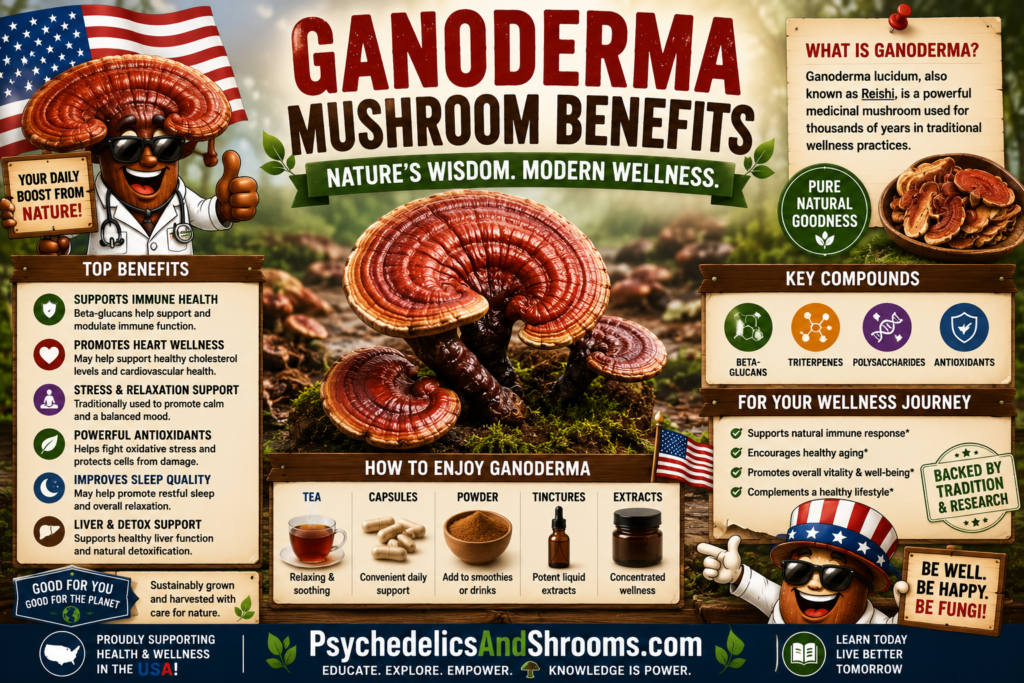 Ganoderma Mushroom Benefits