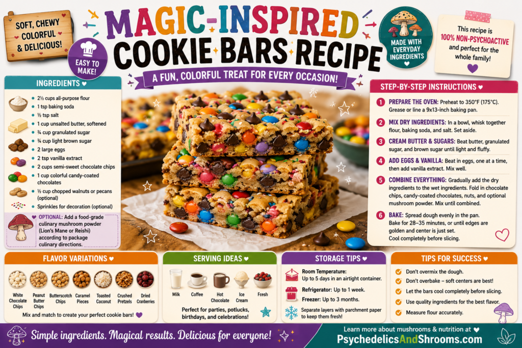 Magic-Inspired Cookie Bars Recipe