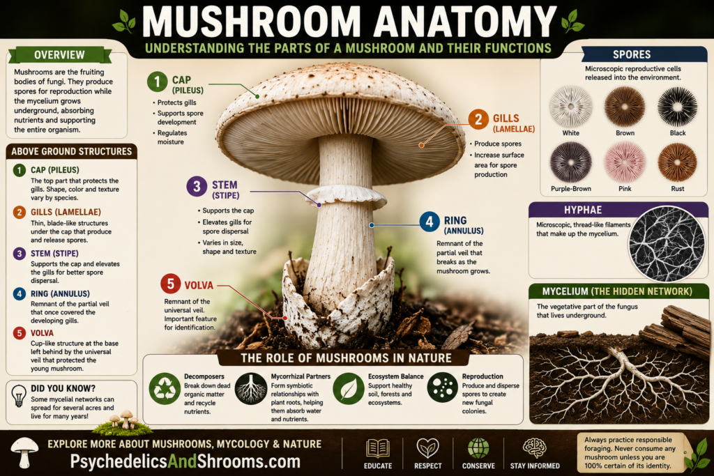 Mushroom Anatomy