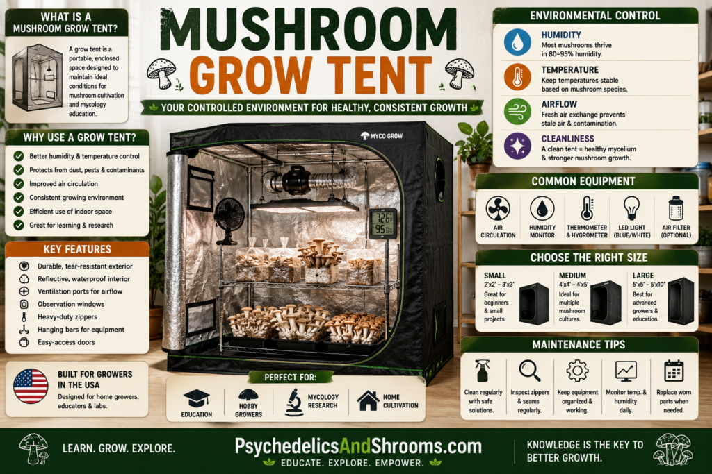 Mushroom Grow Tent