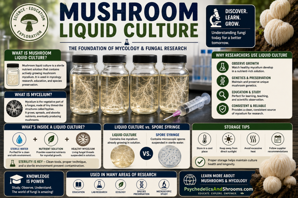 Mushroom Liquid Culture