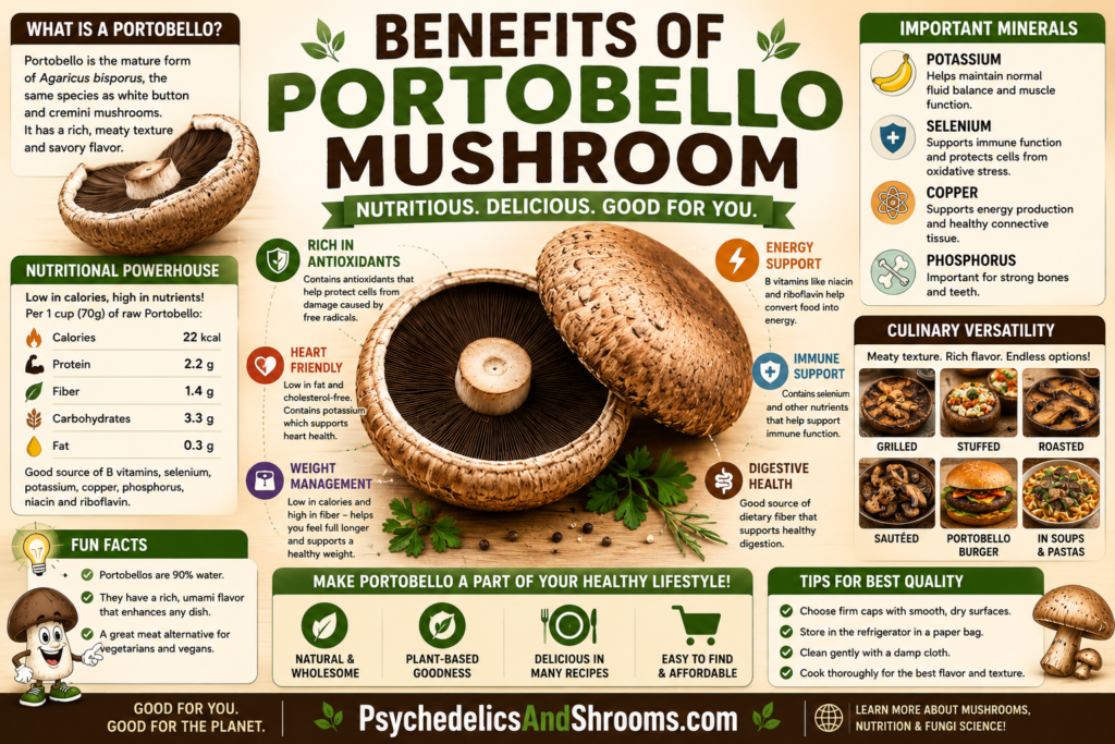 Benefits of Portobello Mushroom