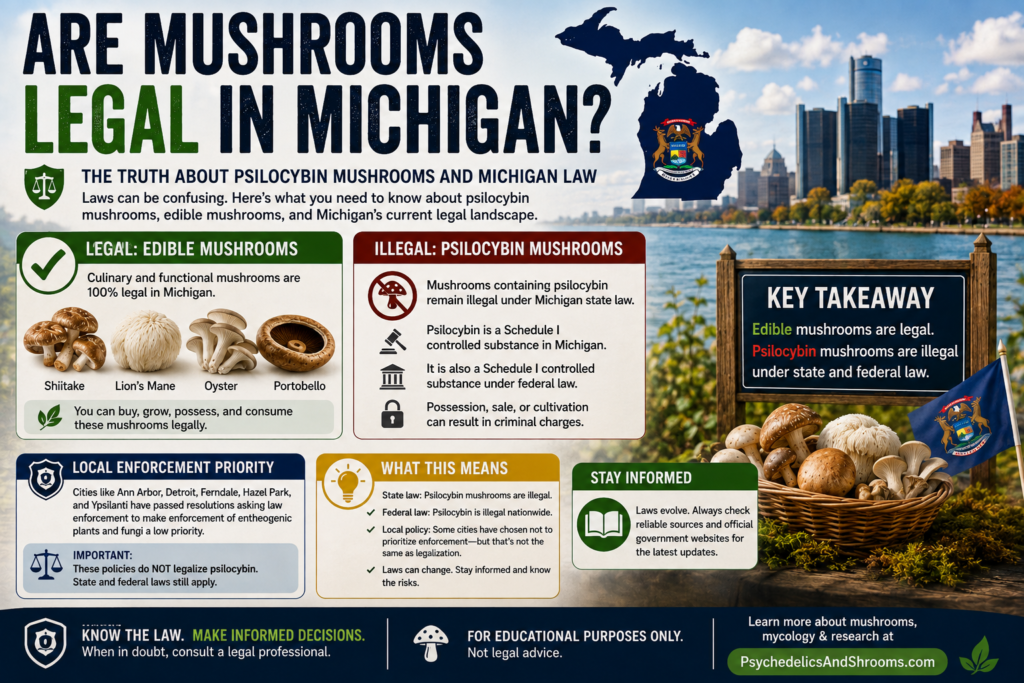 Are Mushrooms Legal in Michigan
