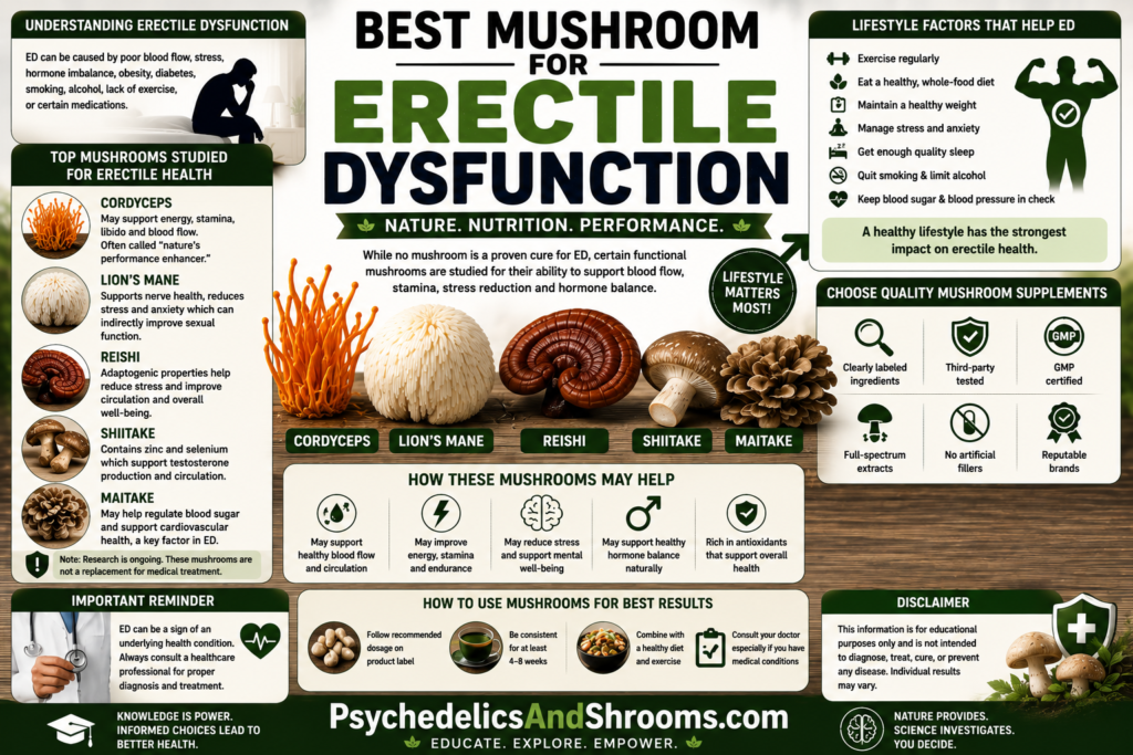 Best Mushroom For Erectile Dysfunction