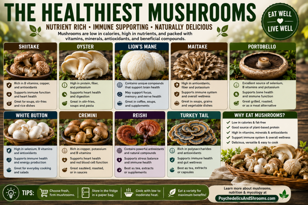 Healthiest Mushroom