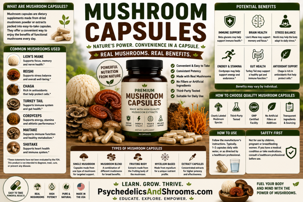 Mushroom Capsules