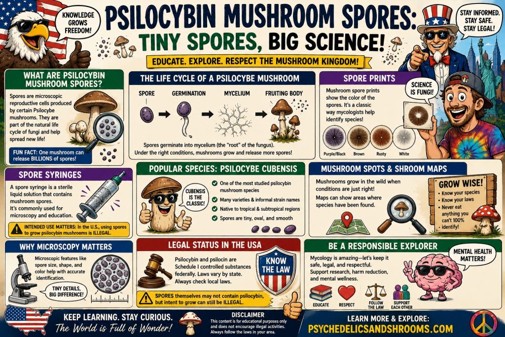psilocybin mushroom spores